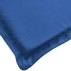 vidaXL Cojín de tumbona de tela Oxford azul 200x50x3 cm Azul real Clearance