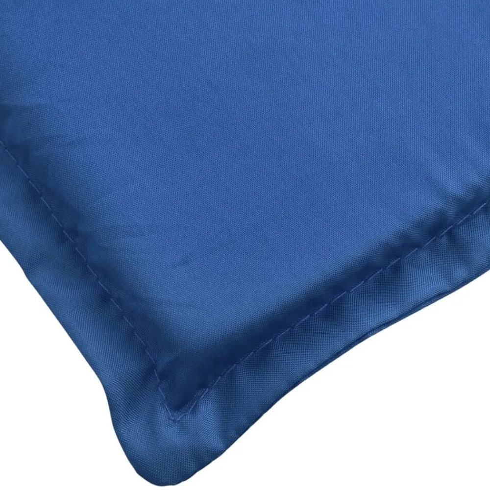 vidaXL Cojín de tumbona de tela Oxford azul 200x50x3 cm Azul real Clearance