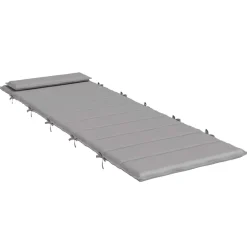 vidaXL Decoración-Cojín de tumbona de tela Oxford 180x60x4 cm