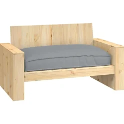 vidaXL Cojín 120 x 80 x 12 cm Tela Oxford Gris Outlet