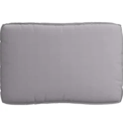 vidaXL Cojín 120 x 80 x 12 cm Tela Oxford Gris Outlet