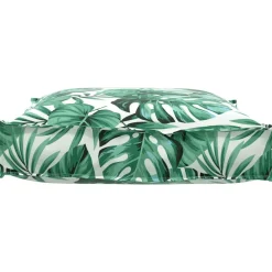 vidaXL Decoración-Cojín Hoja Patrón de hoja 70 x 70 x 12 cm Tela Oxford