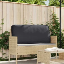 vidaXL Cojín 120 x 60 x 12 cm Tela Oxford Negro Best
