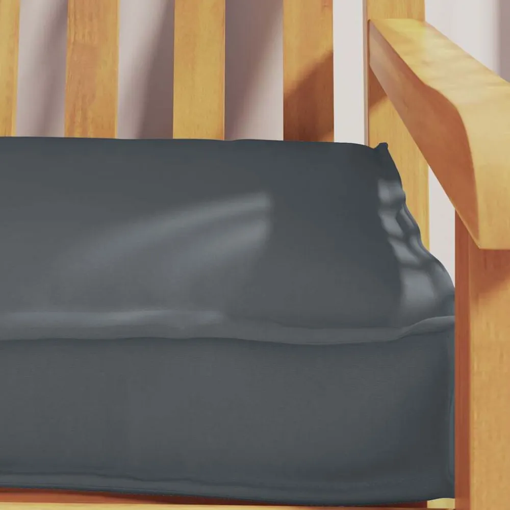 vidaXL Cojín para palet 180 x 40 x 8 cm Tela Oxford Antracita
