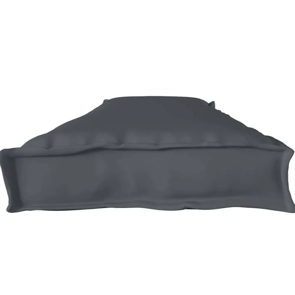 vidaXL Cojín para palet 180 x 40 x 8 cm Tela Oxford Antracita