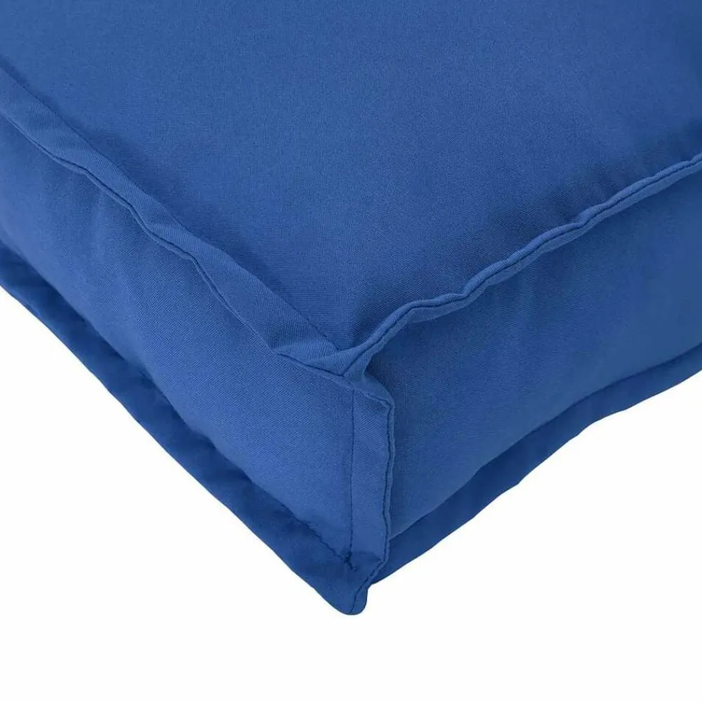 vidaXL Cojín para palet 200 x 40 x 8 cm Tela Oxford Azul royal Sale