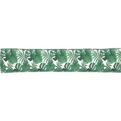 vidaXL Decoración-Cojín para palet Patrón de hoja 200 x 40 x 8 cm Tela Oxford