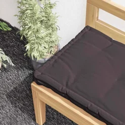 vidaXL Decoración-Cojín para palés algodón gris 120x40x7 cm