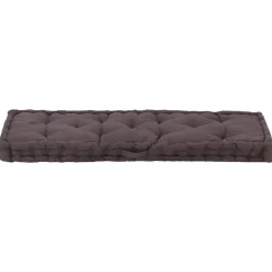 vidaXL Decoración-Cojín para palés algodón gris 120x40x7 cm