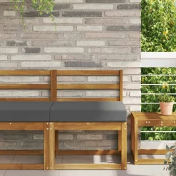 vidaXL Decoración-Cojín para sofá de exterior 60 x 60 x 8 cm Poliéster