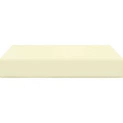 vidaXL Cojín para sofá de exterior 60 x 60 x 8 cm Poliéster Crema Hot