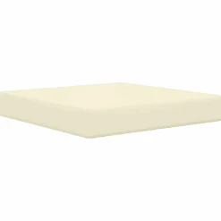 vidaXL Cojín para sofá de exterior 2 pcs Poliéster Crema Sale