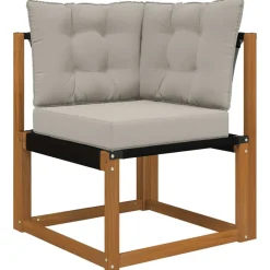 vidaXL Decoración-Cojín para sofá de exterior 3 pcs Poliéster