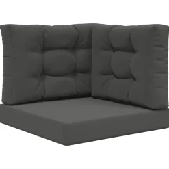 vidaXL Decoración-Cojín para sofá de exterior 3 pcs Poliéster