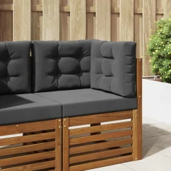 vidaXL Decoración-Cojín para sofá de exterior 3 pcs Poliéster