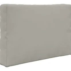 vidaXL Cojín para sofá de exterior 2 pcs Poliéster Gris New