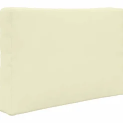 vidaXL Cojín para sofá de exterior 3 pcs Poliéster Crema Best
