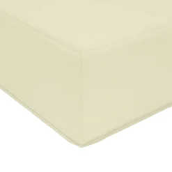 vidaXL Cojín para sofá de exterior 3 pcs Poliéster Crema Best