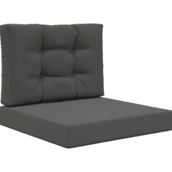 vidaXL Cojín para sofá de exterior 2 pcs Poliéster Antracita Online