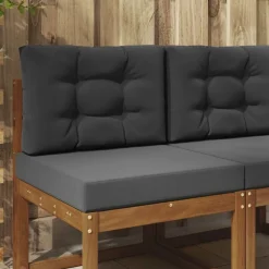 vidaXL Cojín para sofá de exterior 2 pcs Poliéster Antracita Online
