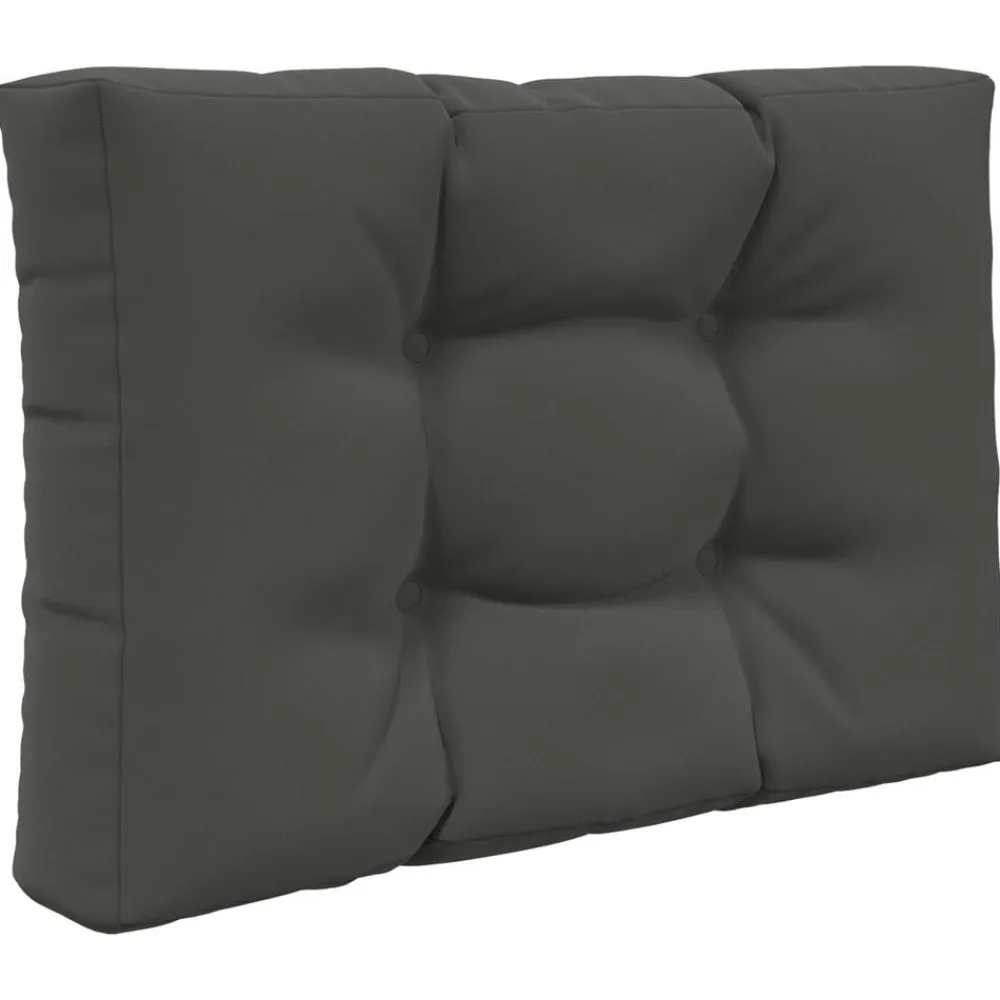 vidaXL Cojín para sofá de exterior 2 pcs Poliéster Antracita Online