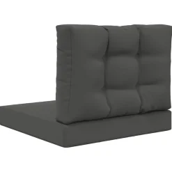 vidaXL Cojín para sofá de exterior 2 pcs Poliéster Antracita Online