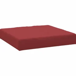 vidaXL Cojín para sofá de palets tela Oxford rojo tinto 60x60x9,5 cm Rojo vino tinto Online