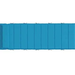 vidaXL Cojín para tumbona de sol 178 x 60 x 4 cm Azul claro Sale
