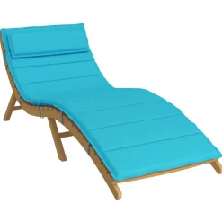 vidaXL Decoración-Cojín para tumbona de sol 178 x 60 x 4 cm Tela Oxford
