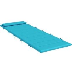 vidaXL Decoración-Cojín para tumbona de sol 178 x 60 x 4 cm Tela Oxford