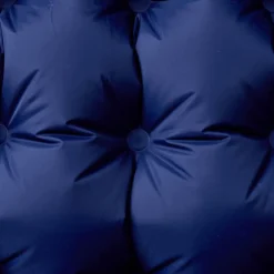 vidaXL Colchón de camping autoinflable con almohada 1 persona azul Azul marino Best