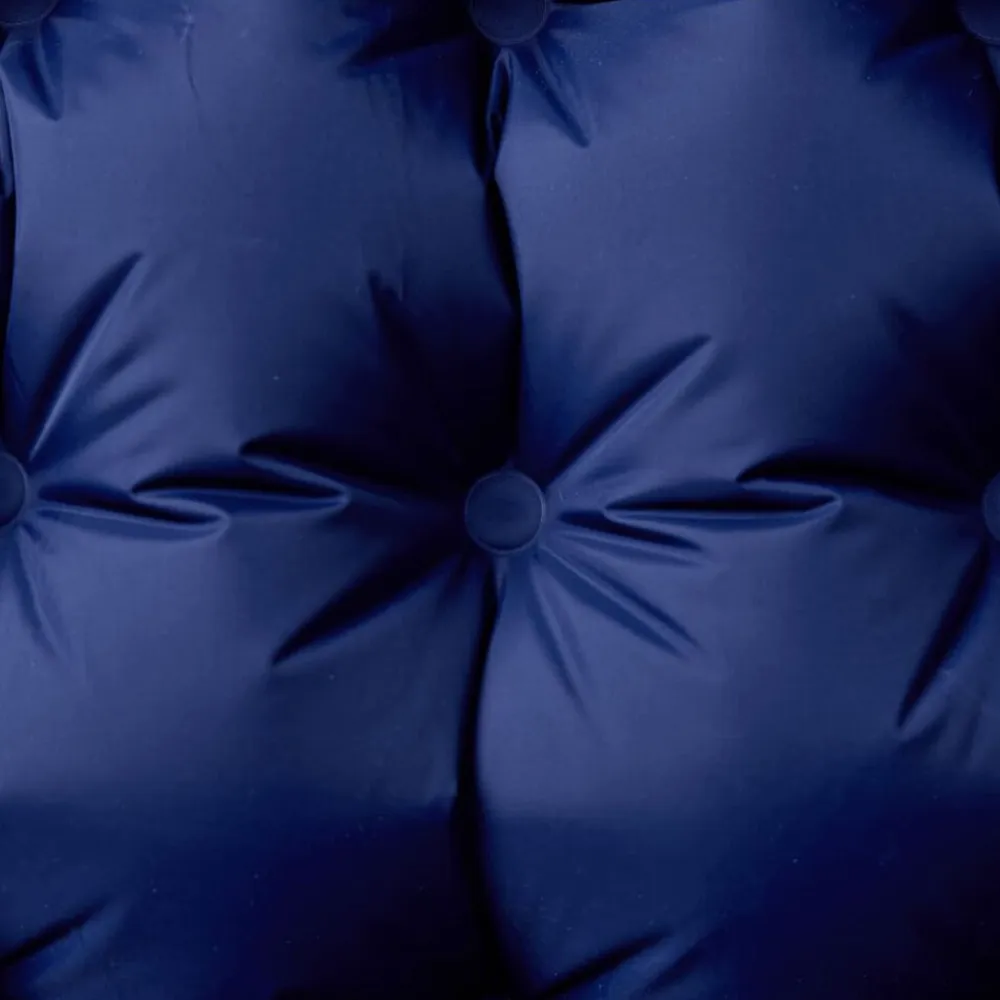 vidaXL Colchón de camping autoinflable con almohada 1 persona azul Azul marino Best