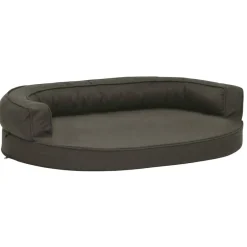 vidaXL Colchón para cama de perro ergonómico 75x53 cm Gris oscuro Clearance