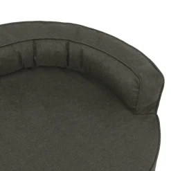 vidaXL Colchón para cama de perro ergonómico 75x53 cm Gris oscuro Clearance