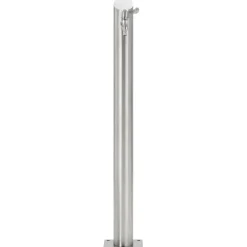 vidaXL Jardín-Columna de agua de jardín acero inoxidable redonda 95 cm
