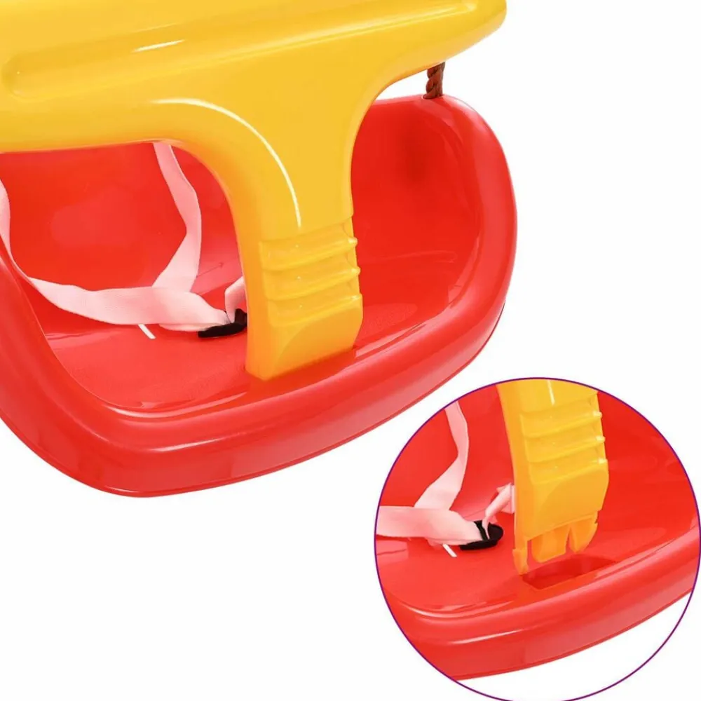 vidaXL Columpio infantil Rojo 36 x 43 x 42 cm Plástico Clearance