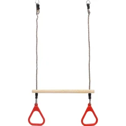 Niños vidaXL Juguetes Y Actividades Para Bebés-Columpio trapecio con anillas