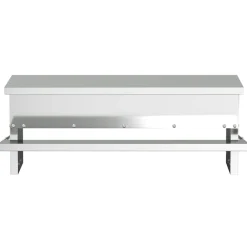 vidaXL Comedero de Pedal para Pollos 48,5 x 39,5 x 19 cm Plateado Online