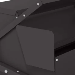 vidaXL Comedero de Pedal para Pollos 50 x 40 x 29 cm Negro Online