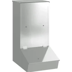 vidaXL Productos Para Mascotas-Comedero para Cerdo Plateado 55 x 38 x 76 cm