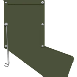 vidaXL Comedero para Conejos 12,5 x 26 x 28,5 cm Verde oliva Clearance