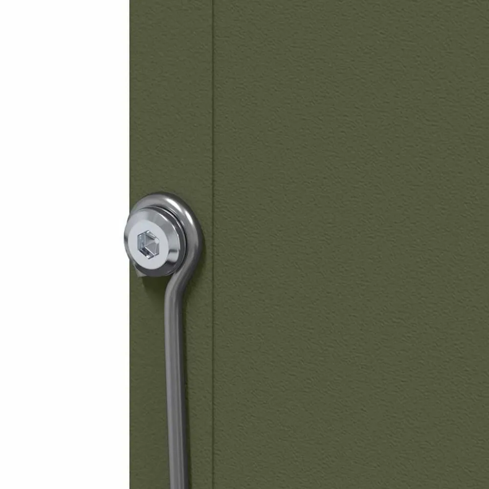 vidaXL Comedero para Conejos 12,5 x 26 x 28,5 cm Verde oliva Clearance