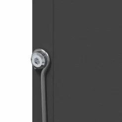 vidaXL Comedero para Conejos 12,5 x 26 x 28,5 cm Negro Best