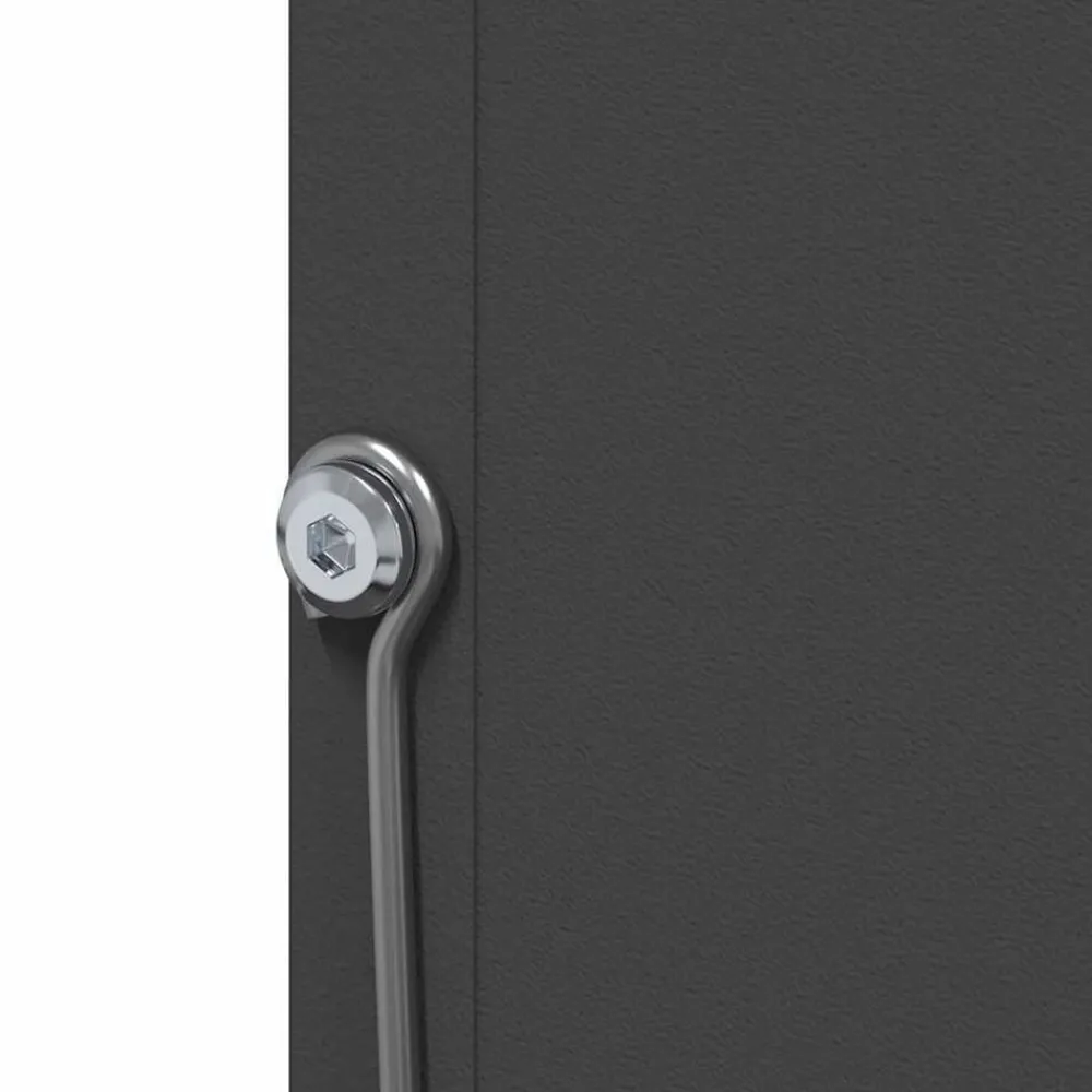 vidaXL Comedero para Conejos 12,5 x 26 x 28,5 cm Negro Best