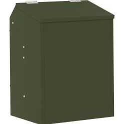 vidaXL Comedero para Conejos 64.5 x 25.5 x 45.5 cm Verde oliva