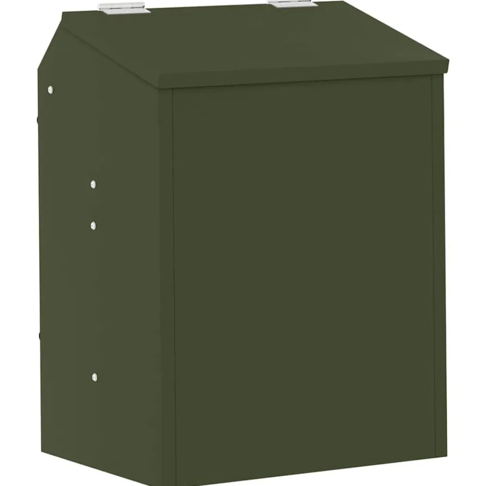 vidaXL Comedero para Conejos 64.5 x 25.5 x 45.5 cm Verde oliva