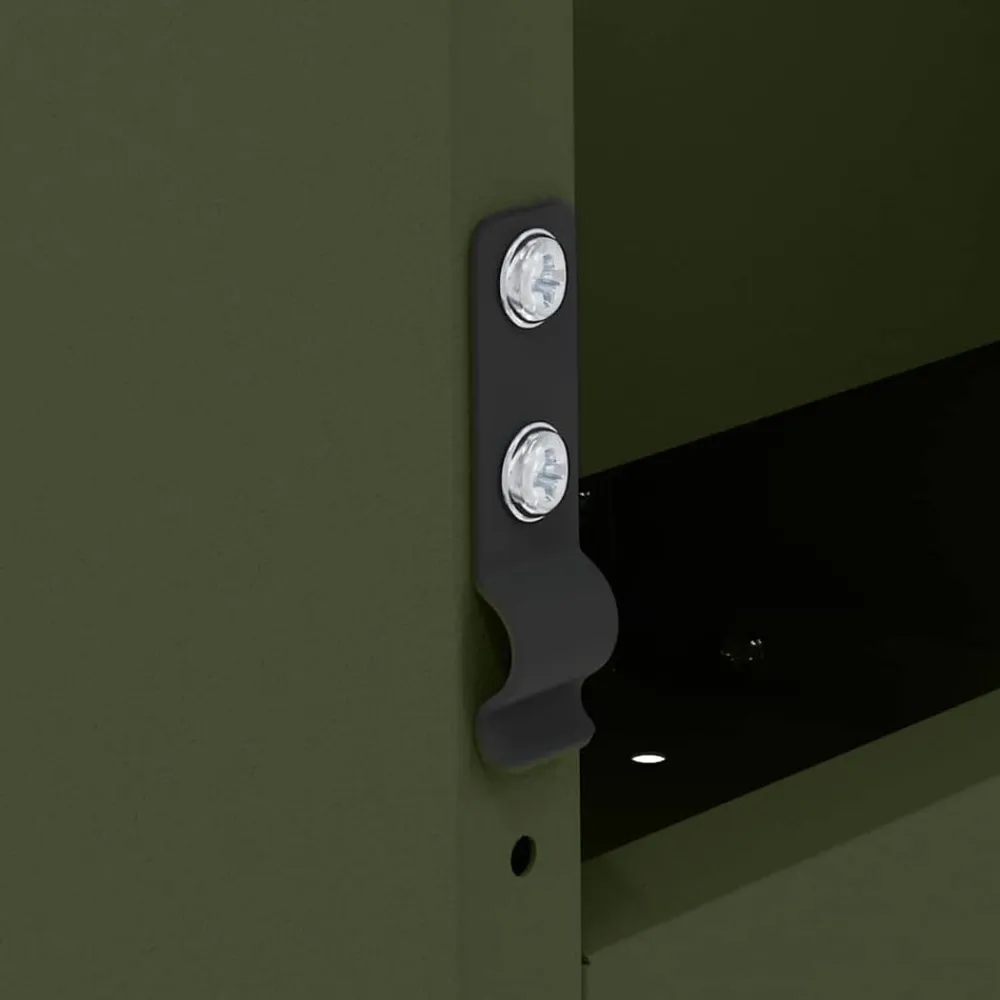vidaXL Comedero para Conejos 64.5 x 25.5 x 45.5 cm Verde oliva