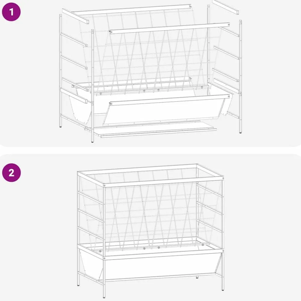 vidaXL Productos Para Mascotas-Comedero para Ganado 100 x 60 x 90 cm