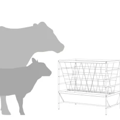 vidaXL Productos Para Mascotas-Comedero para Ganado 100 x 60 x 90 cm