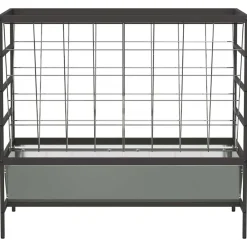 vidaXL Comedero para Ganado Plateado 100 x 60 x 90 cm Acero galvanizado Hot